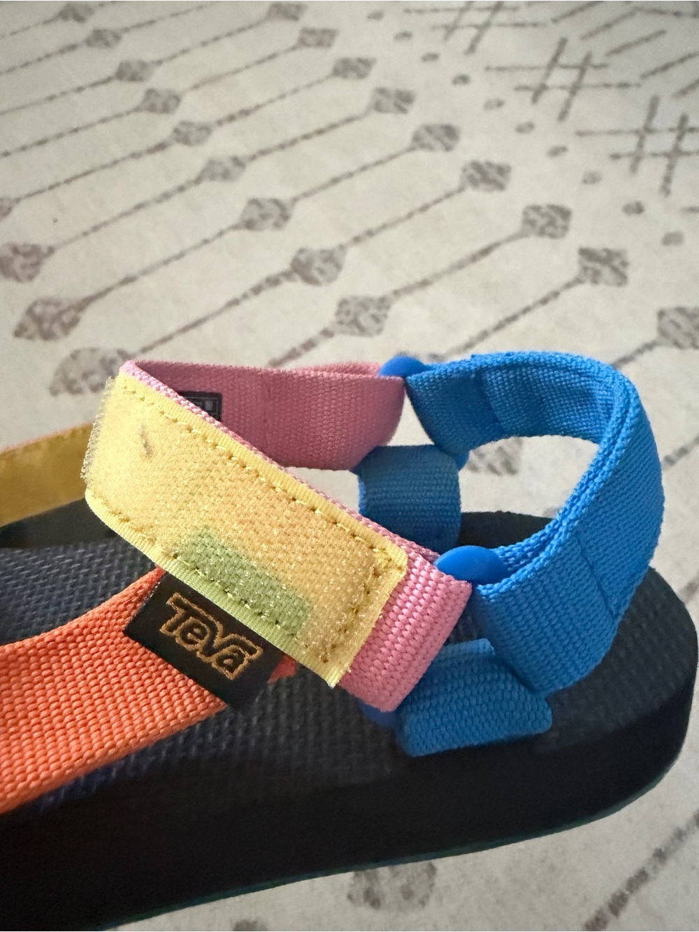 Teva Original Universal Multicolor Sport Sandals Hook & Loop Women’s 8 - Picture 9 of 10